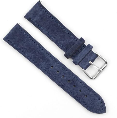 Soft Suede Leather Watch Band Watch Straps Stainless Steel Buckle 18mm 19mm 20mm 22mm 24mm in Saudi Arabia