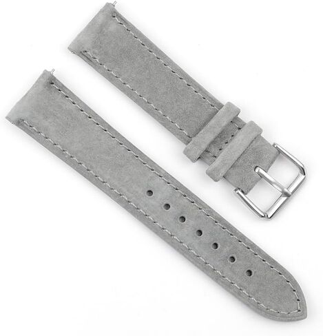 Soft Suede Leather Watch Band Watch Straps Stainless Steel Buckle 18mm 19mm 20mm 22mm 24mm in Saudi Arabia