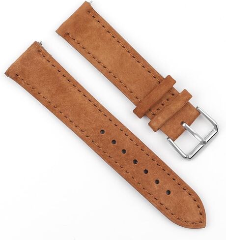 Soft Suede Leather Watch Band Watch Straps Stainless Steel Buckle 18mm 19mm 20mm 22mm 24mm in Saudi Arabia