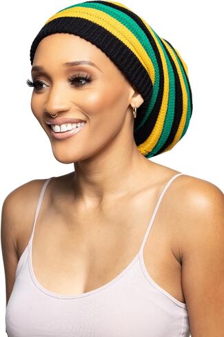 Slouchy Beanie for Locs Dreadlocks and Natural Hair Styles. Dreadlock Cap Dread Hats for Women Dreadlock Beanie for Men in Saudi Arabia