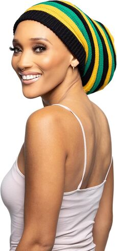 Slouchy Beanie for Locs Dreadlocks and Natural Hair Styles. Dreadlock Cap Dread Hats for Women Dreadlock Beanie for Men in Saudi Arabia