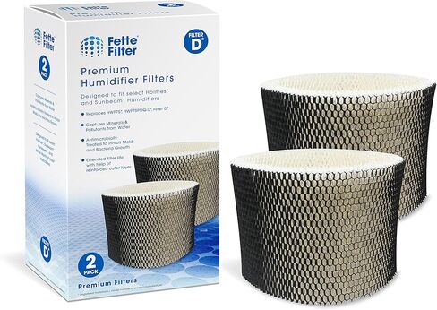 HWF75 Replacement Wicking Filter Compatiable with Holmes Filter D HWF75 HWF75CS HWF75PDQ-U HF222 & Sunbeam Cool Mist Humidifier Models 3000 Series. Pack of 2 in Saudi Arabia