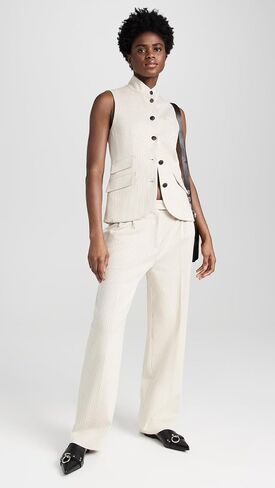 rag & bone Women's Ponte Slade Vest in Saudi Arabia