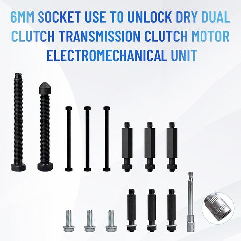 مجموعة أدوات تثبيت مزيل ناقل الحركة المزدوج DSG المتوافقة مع أداة إعادة تثبيت القابض المزدوج Ford DPS6 in Kuwait