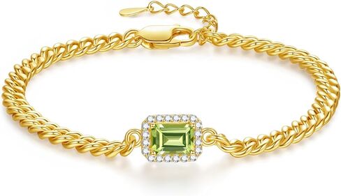 أساور الذهب للنساء شفاء حجر الزبرجد واضح كريستال سحر سوار الفضة والمجوهرات الأخضر تشيكوسلوفاكيا الماس والمجوهرات العصرية خمر in Kuwait