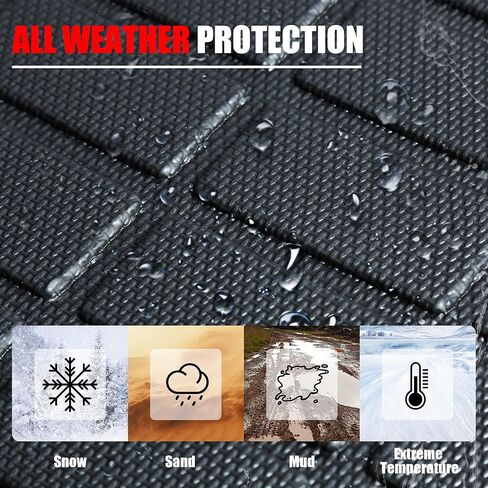 حصيرة صندوق السيارة ومسند الظهر لـ 2024 Hyundai Santa FE بطانة البضائع حصيرة جميع الأحوال الجوية TPE حامي المقعد الخلفي لملحقات Hyundai Santa FE 2024 in Kuwait