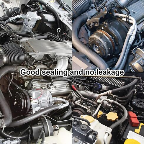 مجموعة خطوط التيار المتردد الخلفية MuHize YTE33439 - خطوط استبدال خراطيم تكييف الهواء المطورة المتوافقة مع سيارات الدفع الرباعي ذات قاعدة العجلات القصيرة 2007-2014 Chevy Tahoe Yukon & Escalade in Kuwait