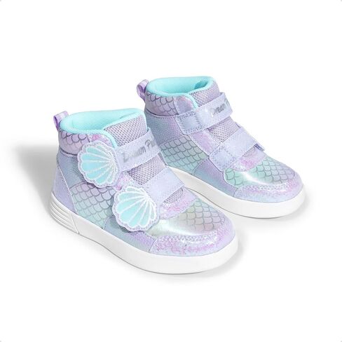 DREAM PAIRS Girls Shoes Toddler Sneakers Kids High Top Shoes with Hook and Loop Storybook Casual Walking Shoes in Kuwait