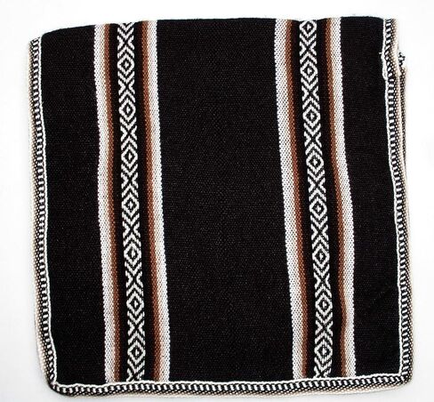 Black South American Peruvian Cross Body Messenger Bag Purse Stripes Llama Alpaca Wool Hippie (Black) in Saudi Arabia