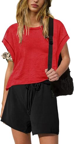 ReachMe Womens Open Back Workout Tops Athletic Backless Cropped T-shirts Short Sleeve Gym Yoga Shirts in Saudi Arabia