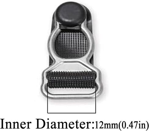 30pcs 0.47inch Plastic Black Corset Leg Garter Belt Clip Hooks Suspender Ends Hosiery Stocking Grips Suspender Clips(0.47inch,Black Silver) in Saudi Arabia