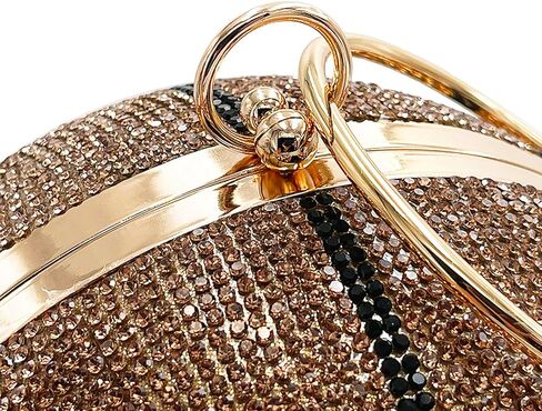 محفظة مخلب كرة السلة مع محفظة لعب كرة بلينغ من حجر الراين للنساء in Kuwait