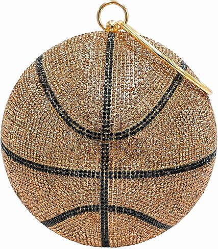 محفظة مخلب كرة السلة مع محفظة لعب كرة بلينغ من حجر الراين للنساء in Kuwait