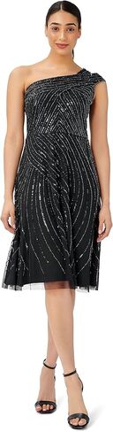 Adrianna Papell Women's Beaded One Shoulder Dress in Saudi Arabia
