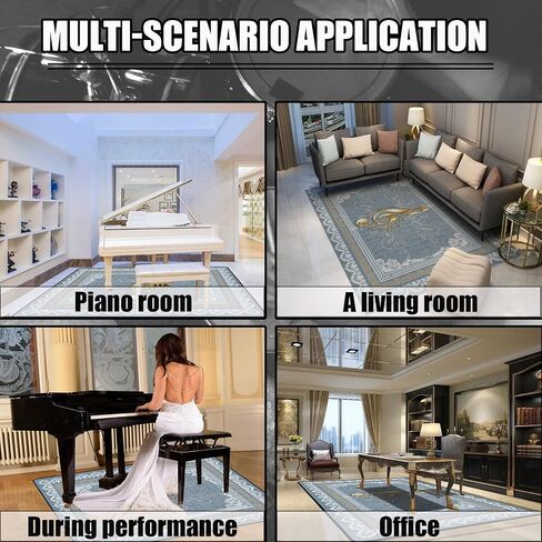 Drum Rug, Drum Set Carpet,Bedroom Living Room Decor,Soundproof Rug Pads Drum Accessories for Drum Set,Non-Slip Carpet,Great Gift for Drummers,100% Polyester(A,2.6 * 4ft) in Kuwait