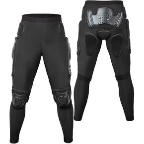 Motorcycle Riding Pant - Adult Youth Motocross Protectvie Gear, Dirt Bike Gear Pant with Armor for ATV Cyling Skateboard