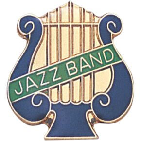 Chorus Music Lyre Enamel Lapel Pins for Students