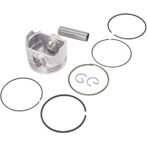Piston Ring Kit, Steel Alloy Piston Pin Ring Kit Replacement for CB250 Engine Chinese 250cc Pit Dirt Trail Motor Bike ATV Motorcycle