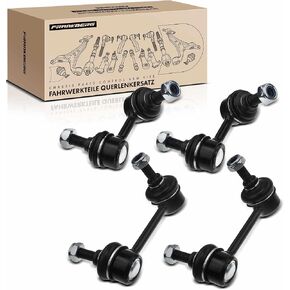 A-Premium Set of 4, Front & Rear Sway Bar Links Kit Stabilizer Bar Links Compatible with Honda CR-V 2002 2003 2004 2005 2006