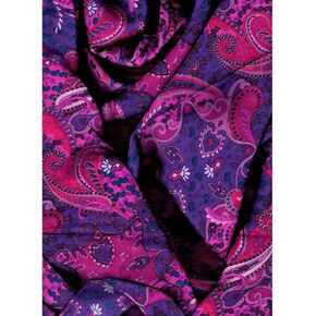Women's Paisley Pomegranate and Royal Red Wild Rag Paisley