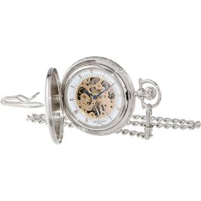 Charles-Hubert, Paris 3805 Two-Tone Mechanical Pocket Watch
