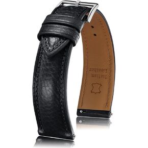Getalia Italian leather Watch Band Tuscany Natural Vegetable-Tanned Genuine Leather,18mm 19mm 20mm 21mm 22mm Quick Release Replacement Watch Straps for Men and Women Thick and Soft