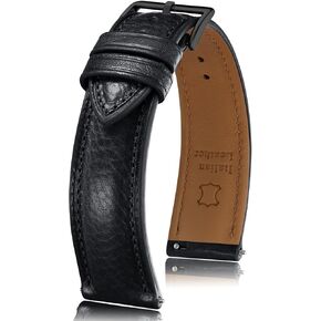 Getalia Italian leather Watch Band Tuscany Natural Vegetable-Tanned Genuine Leather,18mm 19mm 20mm 21mm 22mm Quick Release Replacement Watch Straps for Men and Women Thick and Soft in Kuwait