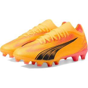 PUMA Ultra Match Firm Ground/Artificial Ground Sun Stream/Puma Black/Sunset Glow 10.5 D (M)