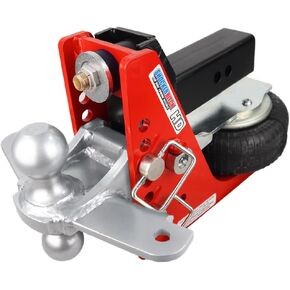 Shocker Air Hitch with Combo Ball & Sway Bar Mount Tabs, Fits 2-1/2" Hitch - 20,000 lbs