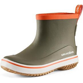 Grundéns Kid's Guppy Rain Boots - Lightweight Rubber Waterproof Kids and Toddlers Shoes, Easy-On Loop, Girls Rain Boots and Boys Rain Boots