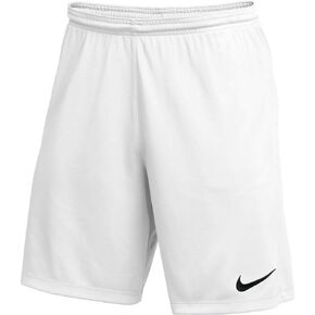 Nike Youth Park III Shorts (White/Black, X-Small)