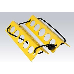 LJR - Handy Aluminum Wheel Chocks 2"x2"x8" (Yellow)