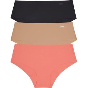 DKNY Women's Litewear Cut Anywhere Hipster 3 Pack