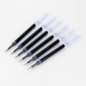 Pentel Refill Ink - for EnerGel Gel Pen, 0.5mm Needle Tip, Fine, Black Ink, Pack of 6 Refills