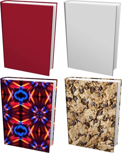 Easy Apply, Reusable Book Covers 4 Pk. Best Jumbo 9x11 Textbook Jackets for Back to School. Stretchable to Fit Most Large Hardcover Books. Perfect Fun, Washable Colors for Girls, Boys, Kids and Teens in Saudi Arabia