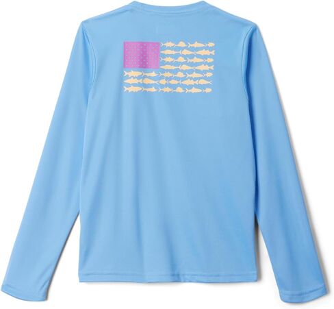 Columbia Toddler Boys Terminal Tackle PFG Fish Flag Long Sleeve, White Cap/PFG Fish Flag Update, 4T in Saudi Arabia