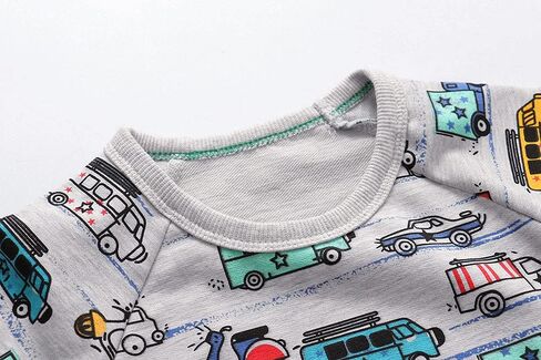 DDSOL Toddler Boys Outfit Dinosaur 2-Piece Long Sleeve Sweatshirt Top and Pant Playwear Set in Saudi Arabia