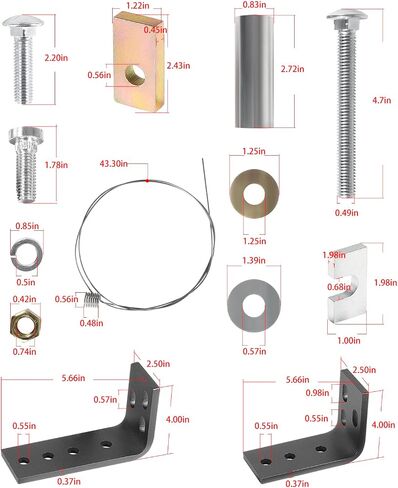 30035 58058 Upgraded Heavy-Duty Replacement Part, Durable Installation Kit w/Hardware and Brackets for Reese 5th Wheel Trailer Hitches Reinstallation of 10 - Bolt Desig in Saudi Arabia