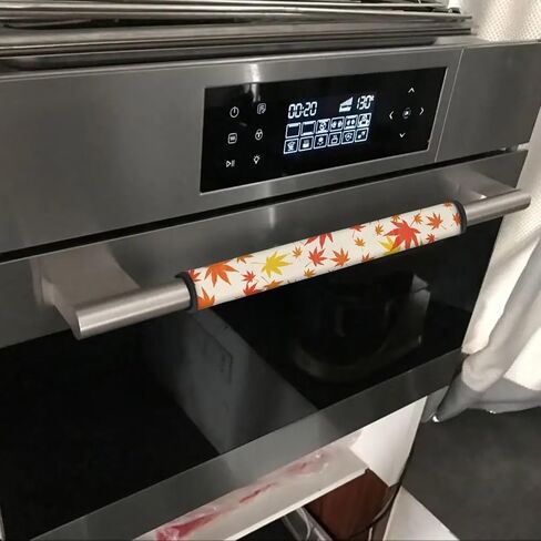 Refrigerator Microwave Handle Covers Set of 4, Art Sunflower Butterfly Print Indoor Kitchen Decorations Anti-Skid Scratchproof Protective Covers for Oven Dishwasher Cabinet Handles in Kuwait