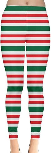 CowCow Womens Stretchy Tights Christmas Xmas Snowman Santa Penguins Snowflakes Winter Leggings, XS-5XL in Saudi Arabia