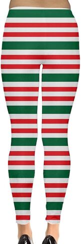CowCow Womens Stretchy Tights Christmas Xmas Snowman Santa Penguins Snowflakes Winter Leggings, XS-5XL in Saudi Arabia