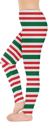 CowCow Womens Stretchy Tights Christmas Xmas Snowman Santa Penguins Snowflakes Winter Leggings, XS-5XL in Saudi Arabia