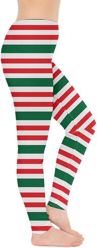 CowCow Womens Stretchy Tights Christmas Xmas Snowman Santa Penguins Snowflakes Winter Leggings, XS-5XL in Saudi Arabia