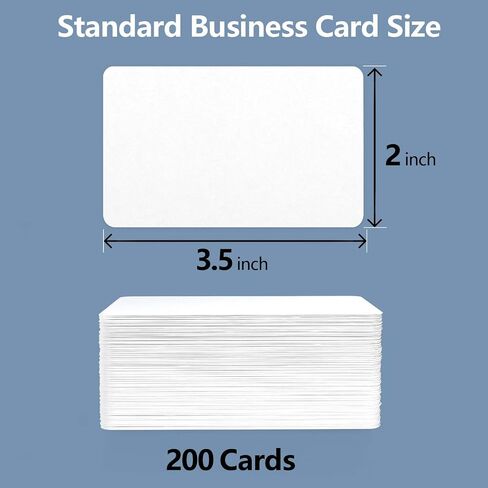 MaxGear Thank you for Supporting My Small Business Cards 200pcs, 3.5" x 2" Thank You Cards Small Business, Blank Business Cards Business Thank You Cards, Kraft Paper, 300 GSM White Cards Message Cards in Saudi Arabia