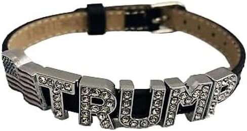 CLGIFT Leather Charm Bracelet - 8mm Silver Rhinestone Slide Letters for Jewelry/Crafting/Wristbands/DIY Jewelry in Saudi Arabia