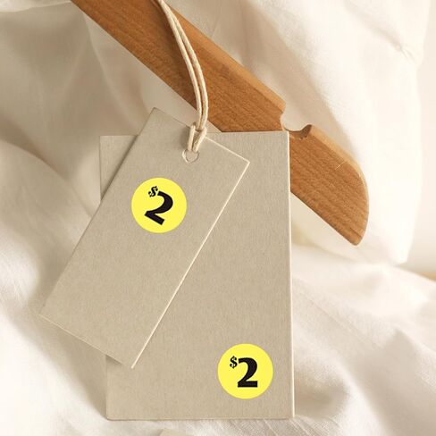 1000 pcs 50 Cent Color-Coded Price Stickers for Garage Sale and Flea Market, 3/4" Diameter - Bold Fonts, Clear Visibility, High Visibility, Easy Organization in Kuwait