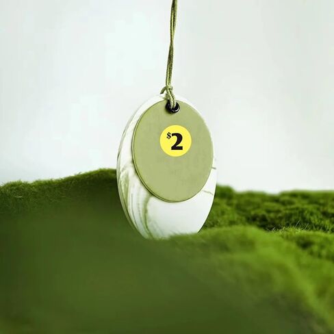 1000 pcs 50 Cent Color-Coded Price Stickers for Garage Sale and Flea Market, 3/4" Diameter - Bold Fonts, Clear Visibility, High Visibility, Easy Organization in Kuwait