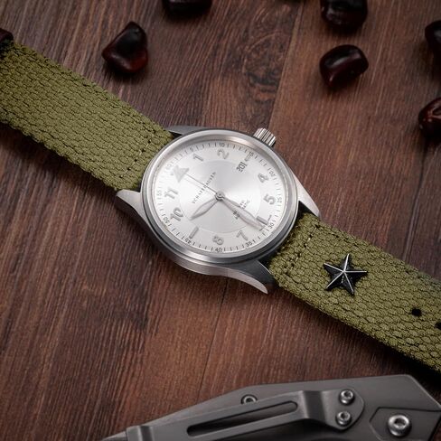20mm Quick Release Watch Band for Samsung Galaxy Watch 6/5/5 Pro/4/3/Gear S3/S2/Active 2, Canvas Strap for Amazfit GTS 4/4 Mini/3/2 /2e/2 mini, Bip 3 Pro / 3/U Pro/Bip/Lite/S/S lite in Kuwait