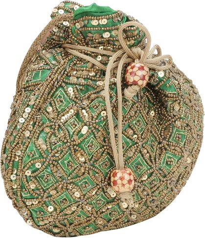 Indian sequence Potli Bag/wedding purse/jewelery purse for girls & women in Saudi Arabia
