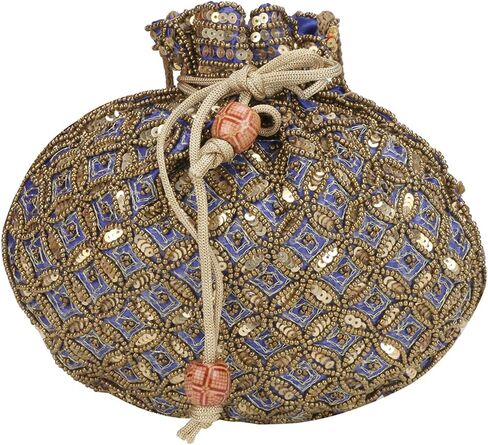 Indian sequence Potli Bag/wedding purse/jewelery purse for girls & women in Saudi Arabia